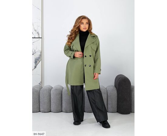 Жіночий тренч великого розміру р.48-50;52-54;56-58 "BRENDA" купити недорого від прямого постачальника, зображення 28