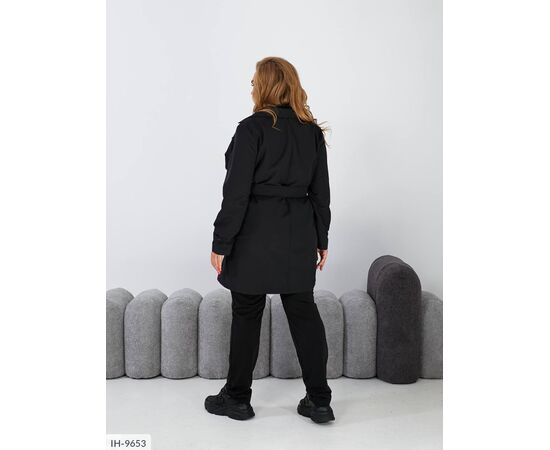 Жіночий тренч великого розміру р.48-50;52-54;56-58 "BRENDA" купити недорого від прямого постачальника, зображення 23
