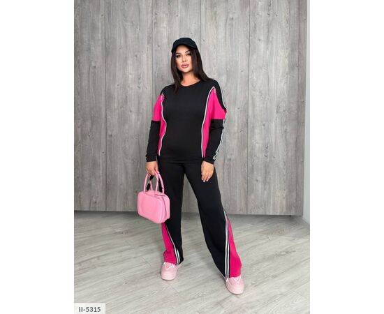 Жіночий костюм кофта з брюками на різанику великі розміри р.48-50;52-54;56-58 "BRENDA" купити недорого від прямого постачальника, зображення 30