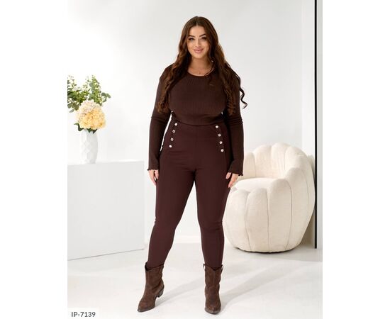 Фотография Лосины женские большого размера р.48-50;52-54;56-58 "BRENDA" купить недорого от прямого поставщика, изображение 3