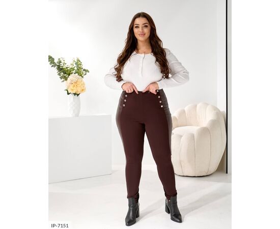 Фотография Лосины женские большого размера р.48-50;52-54;56-58 "BRENDA" купить недорого от прямого поставщика, изображение 4