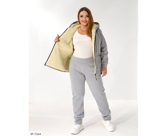 Фотография Женский костюм кофта с брюками на резнике большие размеры р.48-50;52-54;56-58;60-62 "BRENDA" купить недорого от прямого поставщика, изображение 11