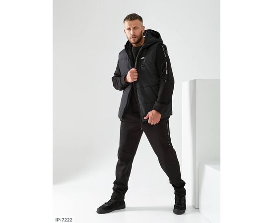 Фотография Тёплый зимний мужской костюм на флисе р.56-58 "BRENDA" купить недорого от прямого поставщика, изображение 3