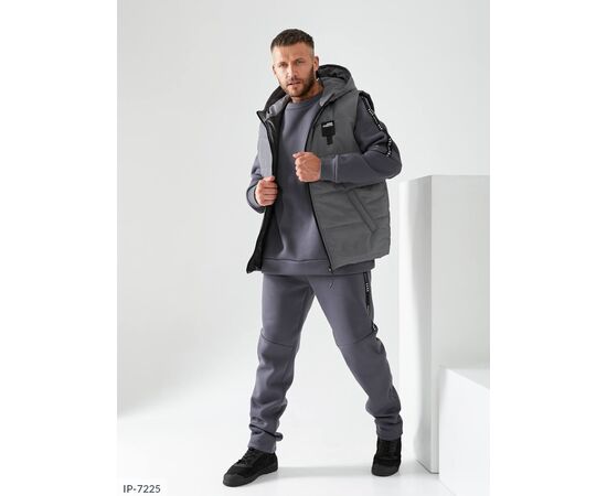 Фотография Тёплый зимний мужской костюм на флисе р.56-58 "BRENDA" купить недорого от прямого поставщика, изображение 4