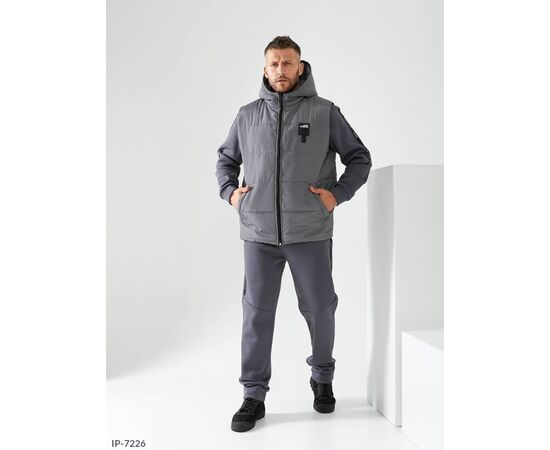 Фотография Тёплый зимний мужской костюм на флисе р.56-58 "BRENDA" купить недорого от прямого поставщика, изображение 9