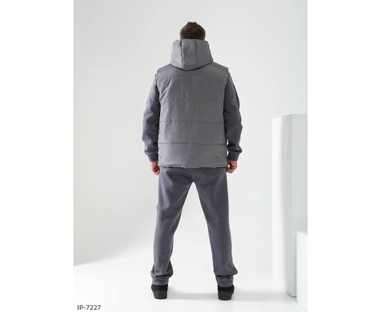 Фотография Тёплый зимний мужской костюм на флисе р.56-58 "BRENDA" купить недорого от прямого поставщика, изображение 8