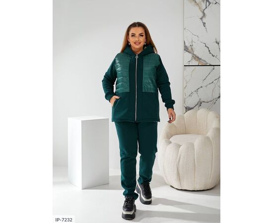 Жіночий костюм кофта з брюками на різанику великі розміри р.48-50;52-54;56-58;60-62 "BRENDA" купити недорого від прямого постачальника, зображення 11