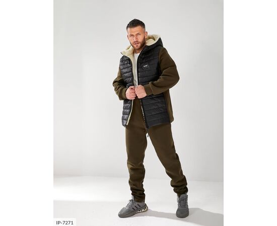 Фотография Тёплый зимний мужской костюм на флисе р.48-50;52-54;56-58 "BRENDA" купить недорого от прямого поставщика, изображение 6