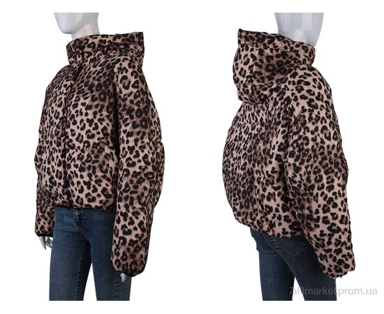 Куртка жіноча Весна/осінь B05 (12038) brown (4 шт. р.сіткаM-2XL) "Obuvok" недорого оптом від прямого постачальника, зображення 3