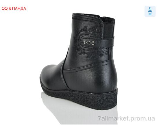 Черевики жіночі стильні Зима 405 (8 пар р.37-42) "QQ&Панда" недорого оптом від прямого постачальника, зображення 2