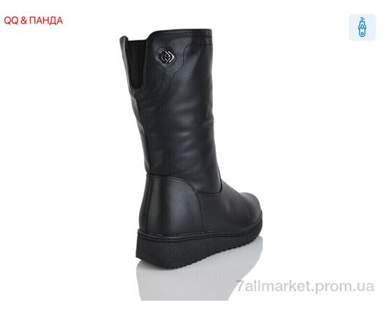 Чоботи жіночі зручні Зима 101-1 (8 пар р.37-42) "QQ&Панда" недорого оптом від прямого постачальника, зображення 2