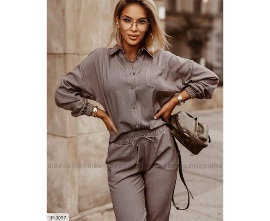 Фотография Костюм женский со штанами р.42-44;46-48 "LARA-1" купить недорого от прямого поставщика, изображение 3