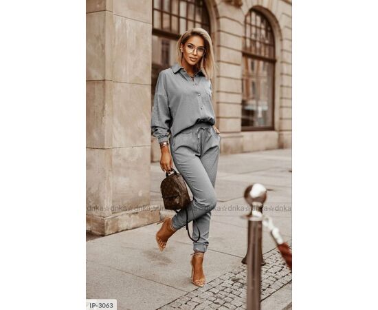 Фотография Костюм женский со штанами р.42-44;46-48 "LARA-1" купить недорого от прямого поставщика, изображение 2