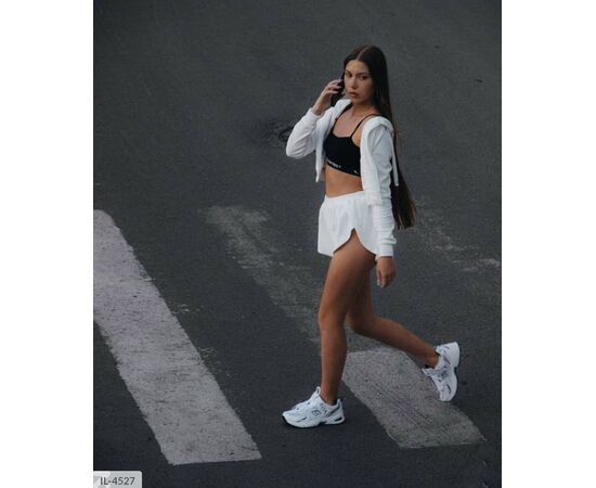 Фотография Спортивный костюм женский с шортами р.S-M;M-L (2цв) "ANNVER" купить недорого от прямого поставщика, изображение 4