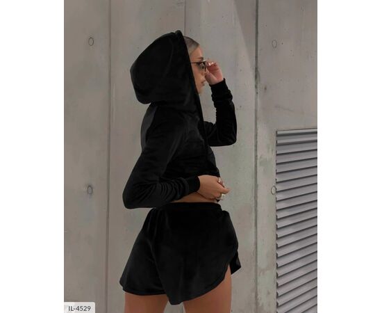 Фотография Спортивный костюм женский с шортами р.S-M;M-L (2цв) "ANNVER" купить недорого от прямого поставщика, изображение 2