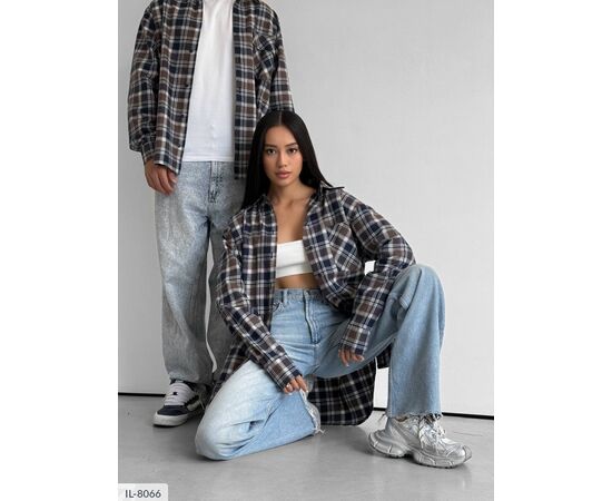 Жіноча фланелева сорочка р.УНИВЕРСАЛЬНЫЙ "ANNVER" купити недорого від прямого постачальника, зображення 2