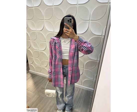 Жіноча фланелева сорочка р.УНИВЕРСАЛЬНЫЙ (2кол.) "ANNVER" купити недорого від прямого постачальника, зображення 3