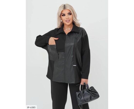 Костюм двійка жіночий великі розміри р.46-48;50-52;54-56;58-60;62-64 "VLADA" купити недорого від прямого постачальника, зображення 4