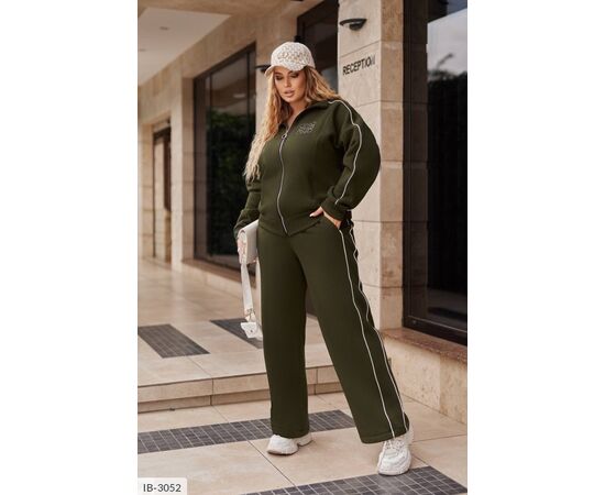 Фотография Костюм женский джинсовый большие размеры р.54-56;62-64;50-52;58-60 (4цв) "LETTI" купить недорого от прямого поставщика, изображение 10