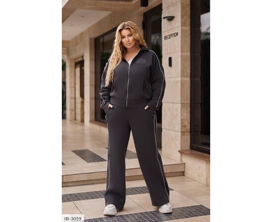 Костюм жіночий джинсовий великі розміри р.54-56;62-64;50-52;58-60 (4кол.) "LETTI" купити недорого від прямого постачальника, зображення 5