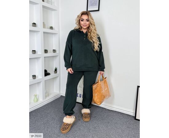 Жіночий прогулянковий костюм зі штанами великі розміри р.50-54;56-60 (3кол.) "LETTI" купити недорого від прямого постачальника, зображення 4