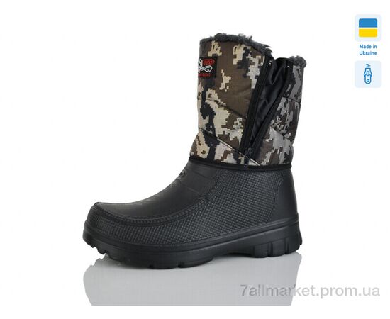 Чоботи з піни чоловічі Зима BM42 хакі (6 пар р.40-46) "M&L Alex14" недорого оптом від прямого постачальника, зображення 2