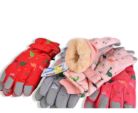Рукавички для дітей Зима H21-06 mix (12 шт. р.сітка8-12) "KUINH" недорого оптом від прямого постачальника, зображення 2