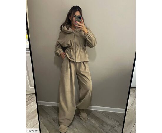 Худі з капюшоном під резинку на талії прямі штани р.42-46 "BEST FASHION" купити недорого від прямого постачальника, зображення 15