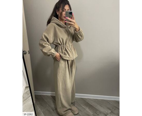 Худі з капюшоном під резинку на талії прямі штани р.48-52 "BEST FASHION" купити недорого від прямого постачальника, зображення 16