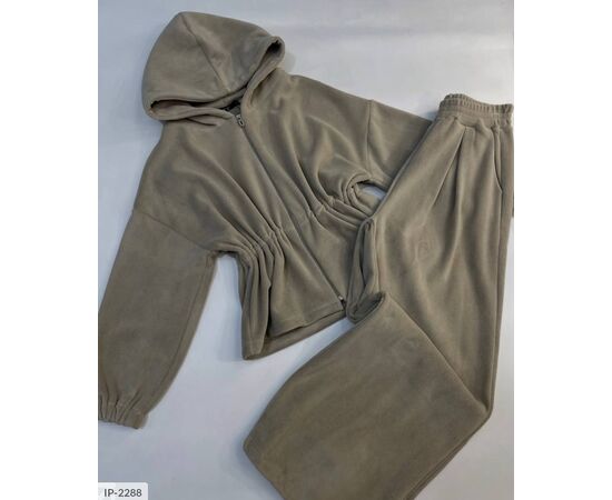 Худі з капюшоном під резинку на талії прямі штани р.48-52 "BEST FASHION" купити недорого від прямого постачальника, зображення 11