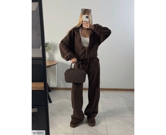 Бомбезні теплючі костюми з флісу р.42-48 (5кол.) "BEST FASHION" купити недорого від прямого постачальника, зображення 15