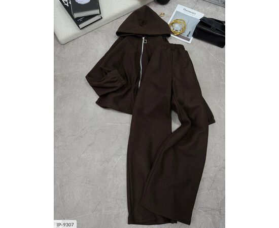 Худі з капюшоном під резинку на талії прямі штани р.48-52 "BEST FASHION" купити недорого від прямого постачальника, зображення 7