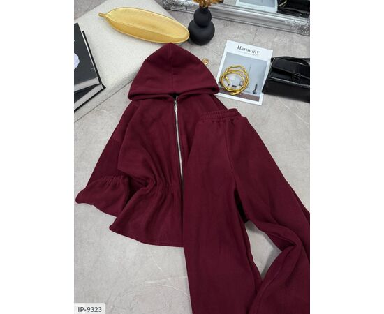 Худі з капюшоном під резинку на талії прямі штани р.48-52 "BEST FASHION" купити недорого від прямого постачальника, зображення 6