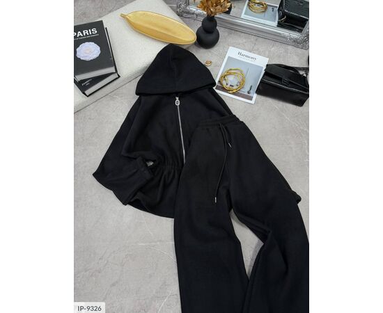 Худі з капюшоном під резинку на талії прямі штани р.42-46 "BEST FASHION" купити недорого від прямого постачальника, зображення 7