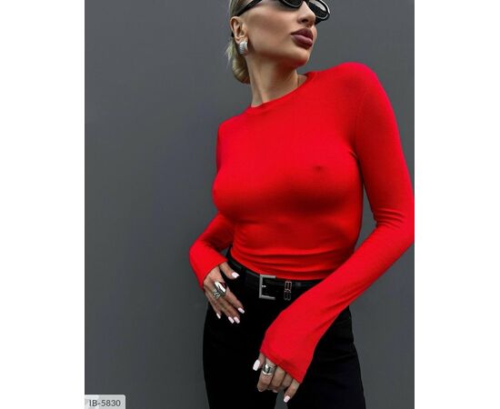 Фотография Лонгслив женский большого размера р.48-52 "BEST FASHION" купить недорого от прямого поставщика, изображение 9