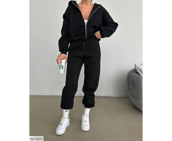 Фотография Женский спортивный костюм трёхнитка на флисе р.42-44;46-48 "BEST FASHION" купить недорого от прямого поставщика, изображение 3