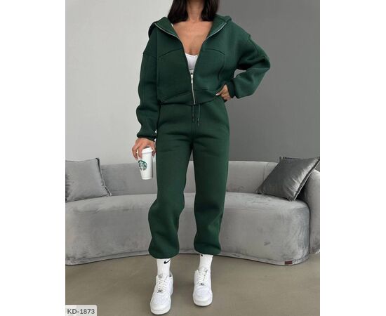 Фотография Женский спортивный костюм трёхнитка на флисе р.42-44;46-48 "BEST FASHION" купить недорого от прямого поставщика, изображение 4