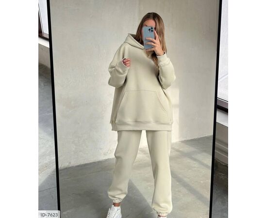 Фотография Костюм спортивный женский на флисе р.42-46 "BEST FASHION" купить недорого от прямого поставщика, изображение 4