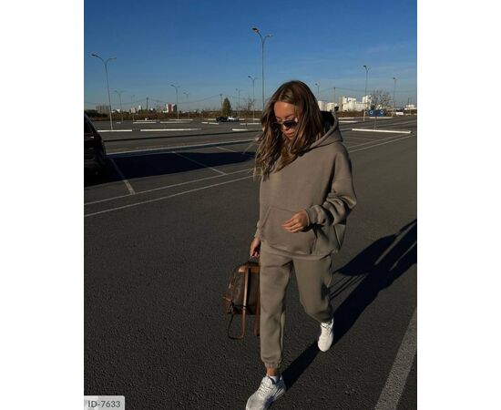 Фотография Костюм спортивный женский на флисе р.42-46 "BEST FASHION" купить недорого от прямого поставщика, изображение 3