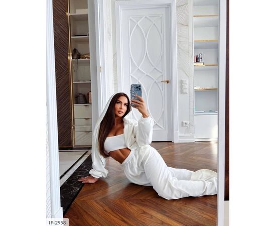 Жіночий прогулянковий костюм зі штанами великі розміри р.50-52 "BEST FASHION" купити недорого від прямого постачальника, зображення 7