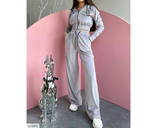 Жіночий велюровий спортивний костюм р.42-44;46-48 (10кол.) "BEST FASHION" купити недорого від прямого постачальника, зображення 7