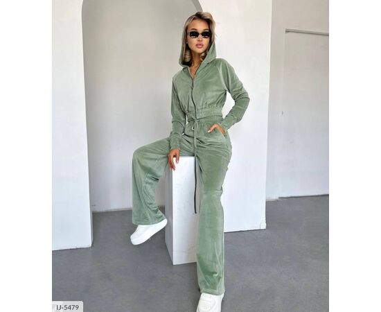 Жіночий велюровий спортивний костюм р.42-44;46-48 (10кол.) "BEST FASHION" купити недорого від прямого постачальника, зображення 3