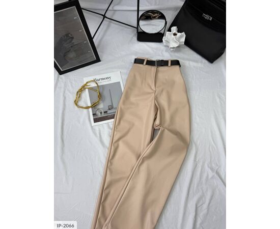 Шкіряні жіночі штани на флісі. р.42-44;44-46;46-48 (3кол.) "BEST FASHION" купити недорого від прямого постачальника, зображення 10