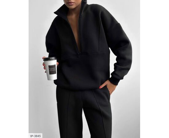 Фотография Женский спортивный костюм трёхнитка на флисе р.42-44;46-48 "BEST FASHION" купить недорого от прямого поставщика, изображение 3