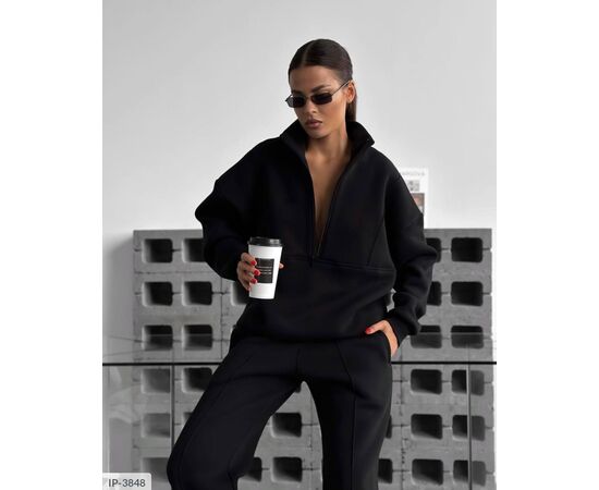 Фотография Женский спортивный костюм трёхнитка на флисе р.42-44;46-48 "BEST FASHION" купить недорого от прямого поставщика, изображение 6