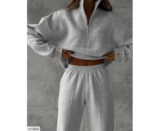 Фотография Женский спортивный костюм трёхнитка на флисе р.42-44;46-48 "BEST FASHION" купить недорого от прямого поставщика, изображение 7