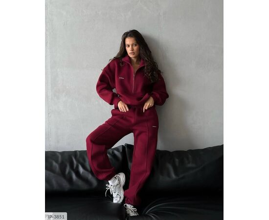 Фотография Женский спортивный костюм трёхнитка на флисе р.42-44;46-48 "BEST FASHION" купить недорого от прямого поставщика, изображение 8