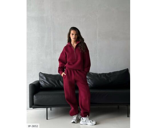 Фотография Женский спортивный костюм трёхнитка на флисе р.42-44;46-48 "BEST FASHION" купить недорого от прямого поставщика, изображение 9