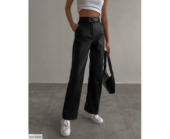 Шкіряні жіночі штани на флісі. р.42-44;44-46;46-48 (3кол.) "BEST FASHION" купити недорого від прямого постачальника, зображення 26