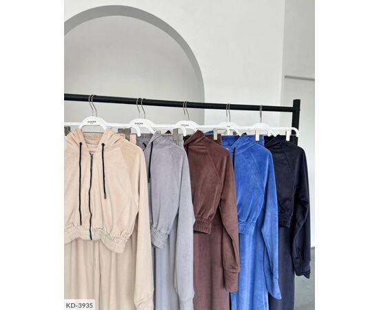 Жіночий велюровий спортивний костюм р.42-44;46-48 (10кол.) "BEST FASHION" купити недорого від прямого постачальника, зображення 34